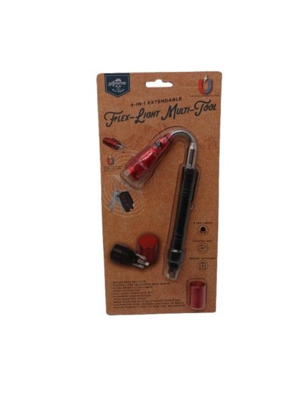 NEW Samsonico 4-in-1 Extendable Flex-Light Multi-Tool Fathers day Gift Camping